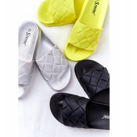 PS1 Pantuflas de Goma Mujer Amarillo Neón Let's Swim 2