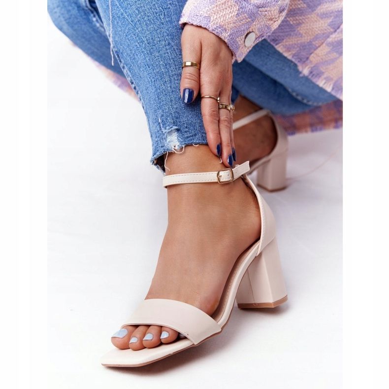 PS1 Sandalias con tacones altos Beżowe Born This Way beige 2 PS1 Sandalias con tacones altos Beżowe Born This Way beige 2