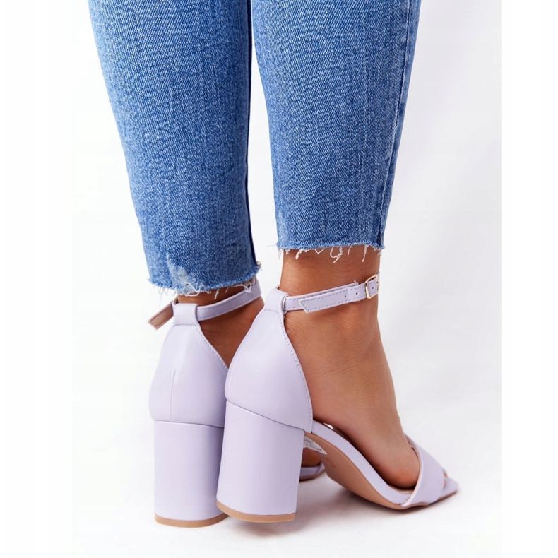 PS1 Sandalias en tacones altos Violet Born This Way púrpura 2