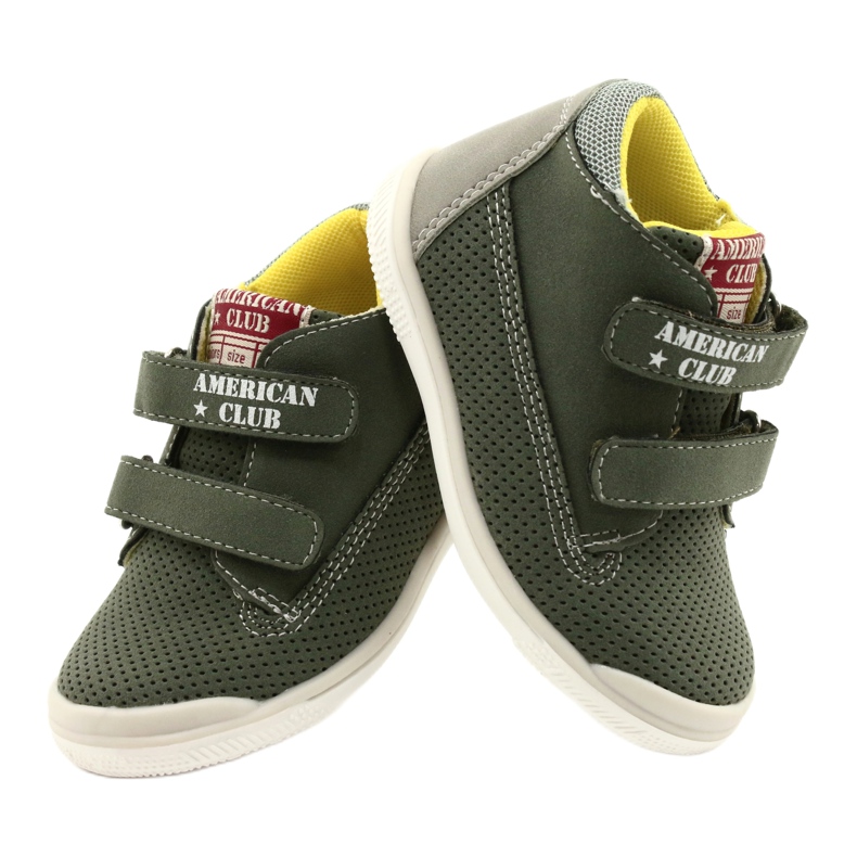 American Club Zapatillas Deportivas Con Velcro GC12 Verde 4