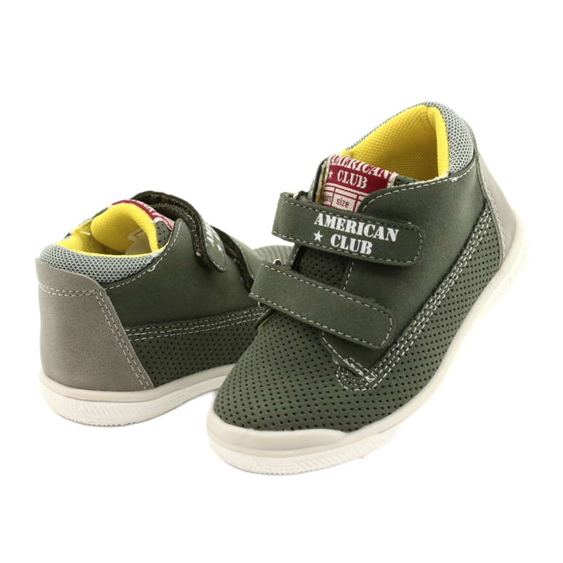 American Club Zapatillas Deportivas Con Velcro GC12 Verde 3