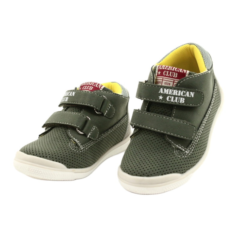 American Club Zapatillas Deportivas Con Velcro GC12 Verde 2