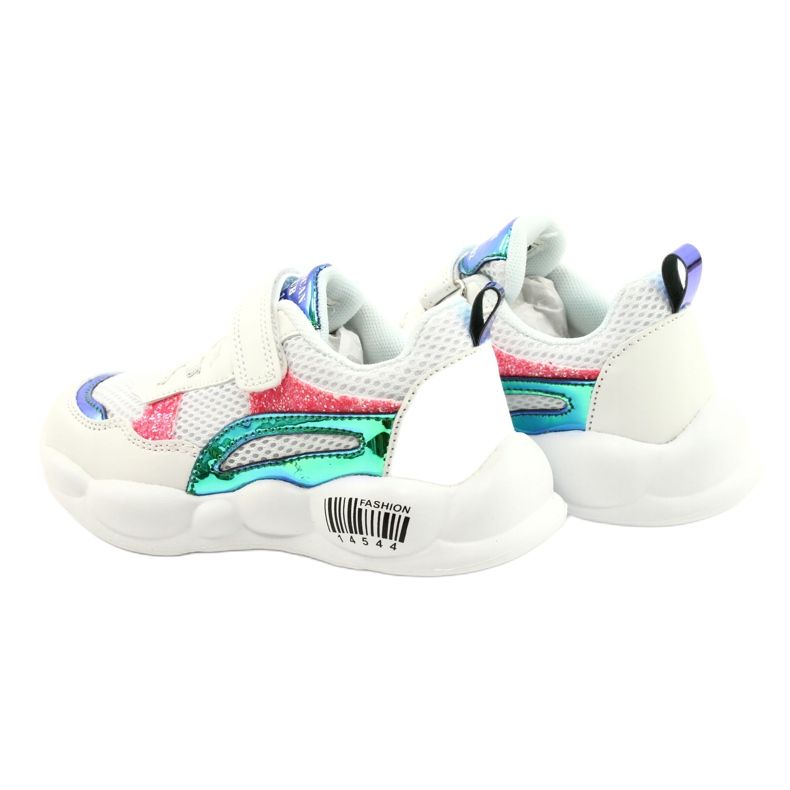 American Club Calzado Deportivo Halográfico De Moda ES23/21 Blanco 5