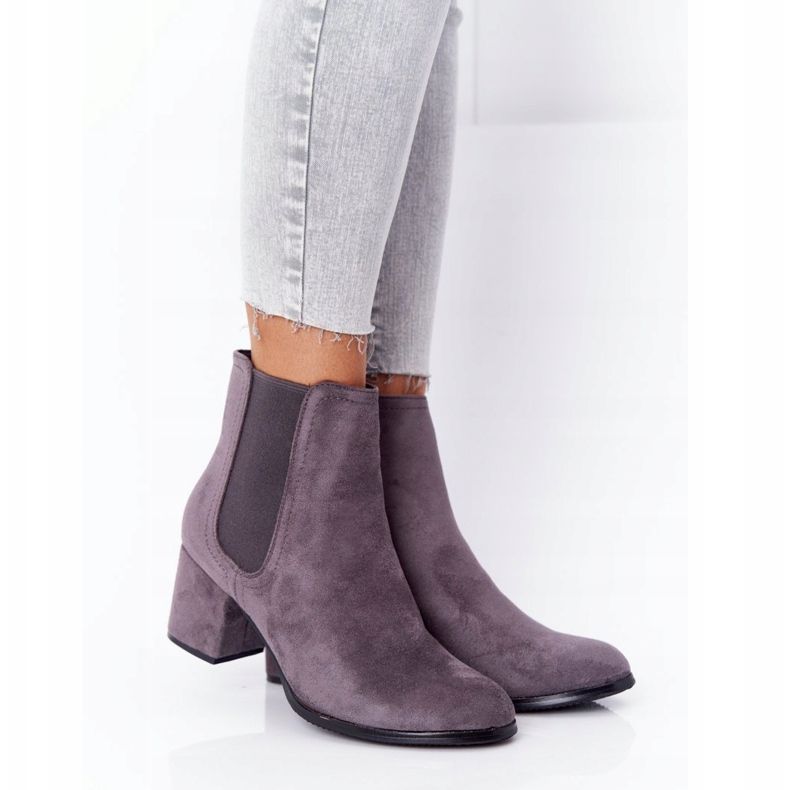 PJ1 Botas de abrigo de mujer Jodhpur boots Grey Juliette gris 2