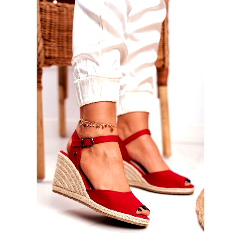Sandalias Mujer Alpargatas Big Star Red DD274A213 rojo 1