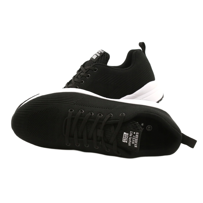 American Club Zapatillas deportivas de hombre negras RD01 / 21 negro 4