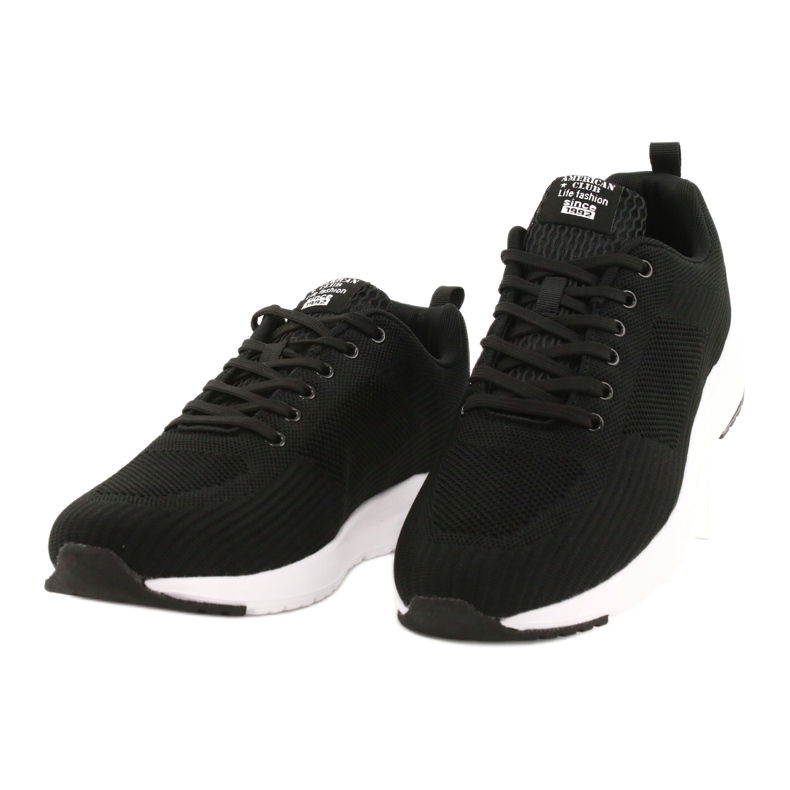 American Club Zapatillas deportivas de hombre negras RD01 / 21 negro 1