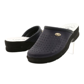 Zapatillas Piel Comfooty Alessia Azul Marino 2