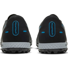 Zapatillas de fútbol Nike React Phantom Gt Pro Tf negras CK8468 090 negro negro 4
