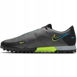 Zapatillas de fútbol Nike React Phantom Gt Pro Tf negras CK8468 090 negro negro 1