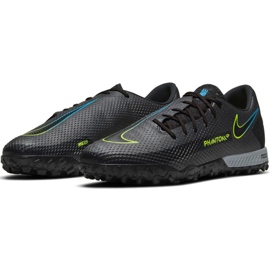 Zapatillas de fútbol Nike React Phantom Gt Pro Tf negras CK8468 090 negro negro 2
