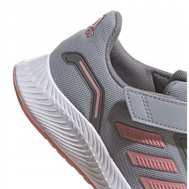 Zapatillas adidas Runfalcon 2.0 C para niños gris-rosa FZ0111 rosado 5