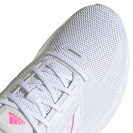 Zapatillas de mujer adidas Runfalcon 2.0 blancas y rosas FY9623 blanco rosado 4