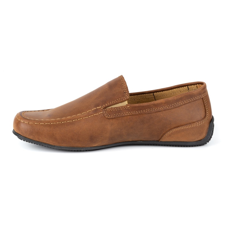 Polbut Mocasines hombre piel 2105 camel marrón 1