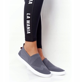 Zapatillas de mujer Slip-on Big Star FF274A607 Gris 1 Zapatillas de mujer Slip-on Big Star FF274A607 Gris 1