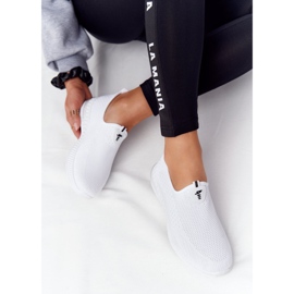 PS1 Zapatos deportivos para mujer Slip-on White Be Stretchy blanco 5