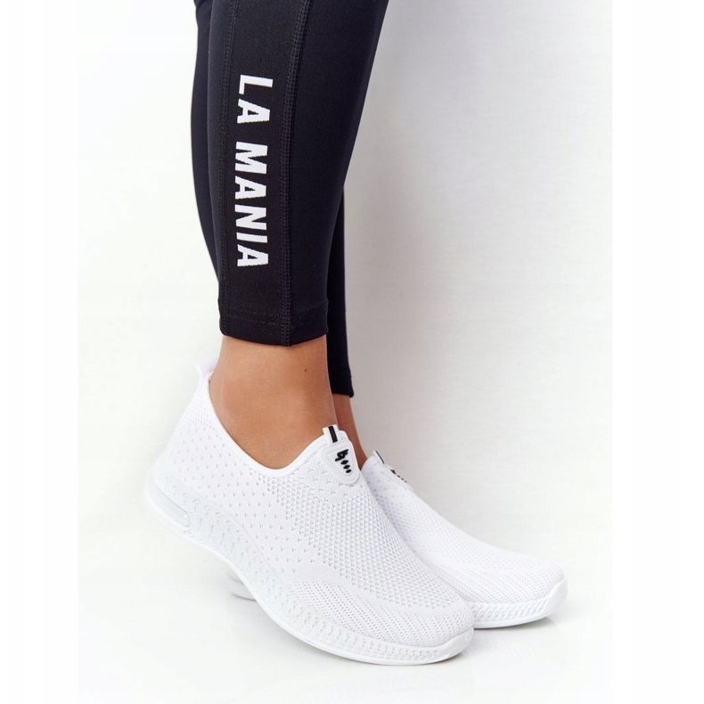 PS1 Zapatos deportivos para mujer Slip-on White Be Stretchy blanco 1