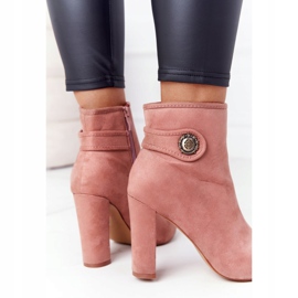 Botas clásicas en un poste Lu Boo Pink rosado 5