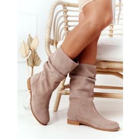 Botas Mujer Ante Maciejka 05057-04 Beige marrón 3