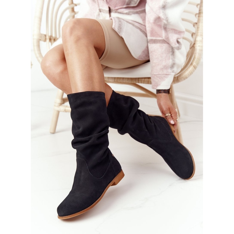 Botas altas de ante mujer Maciejka 05057-01 Negro 2 Botas altas de ante mujer Maciejka 05057-01 Negro 2
