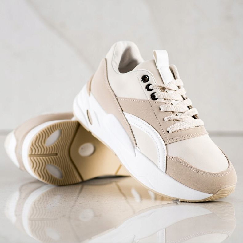 SHELOVET Zapatos deportivos Bl213be beige marrón 2