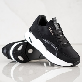 SHELOVET Zapatillas clásicas en la plataforma negro 4