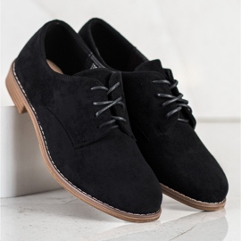 Seastar Zapatos con cordones de ante negro 2