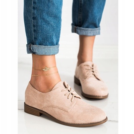 Seastar Zapatos con cordones de ante beige 1