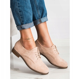 Seastar Zapatos con cordones de ante beige 2