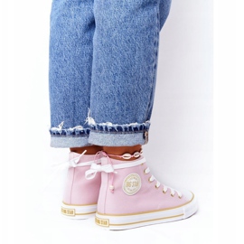 Zapatillas altas para mujer Big Star HH274447 Rosa 1