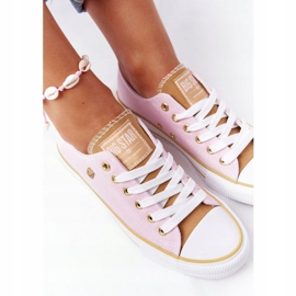 Zapatillas de mujer clásicas Big Star HH274455 Rosa rosado 5