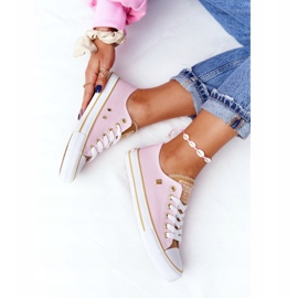 Zapatillas de mujer clásicas Big Star HH274455 Rosa rosado 6