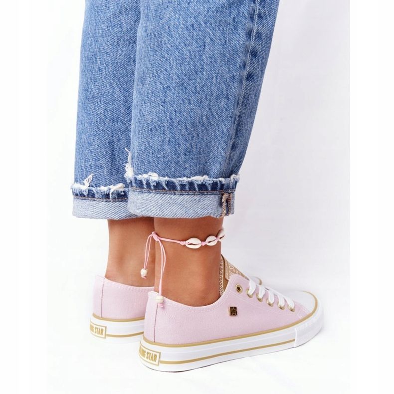Zapatillas de mujer clásicas Big Star HH274455 Rosa 1