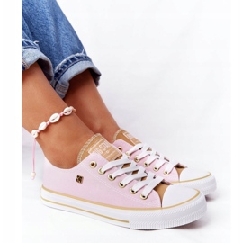 Zapatillas de mujer clásicas Big Star HH274455 Rosa rosado 4