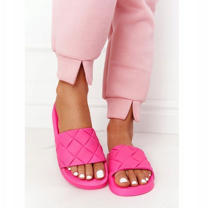 PS1 Pantuflas Goma Mujer Fucsia Let's Swim rosa 1