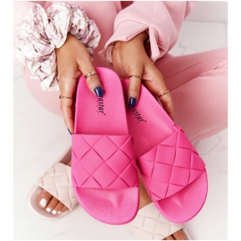 PS1 Pantuflas Goma Mujer Fucsia Let's Swim rosado 2