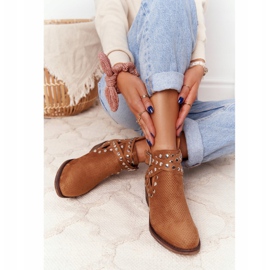 PS1 Bota calada con jets Camel Dakota marrón 4