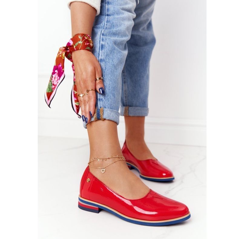 Zapatos Piel Lacada Maciejka 05035-08 Rojo 2
