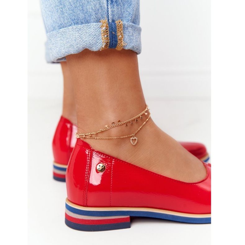 Zapatos Piel Lacada Maciejka 05035-08 Rojo 1