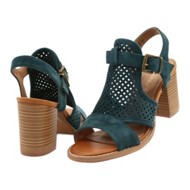 Evento Sandalias caladas Azul 21SD35-3581 verde 2