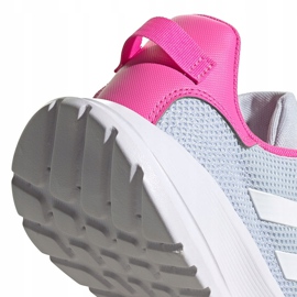Zapatillas Adidas Tensaur Run K para niños gris-rosa FY7288 rosado 5