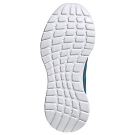 Zapatillas Adidas Tensaur Run K para niños gris-azul FY7289 3