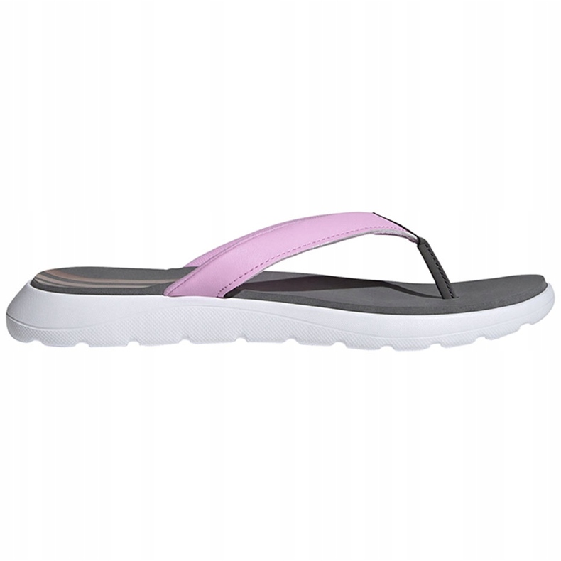 Zapatillas Adidas Mujer Comfort Flip Flop gris-rosa FY8658 1
