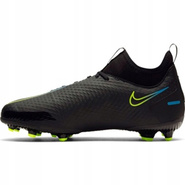 Zapatillas de fútbol Nike Phantom Gt Academy Df FG / MG Junior CW6694 090 negro negro 2