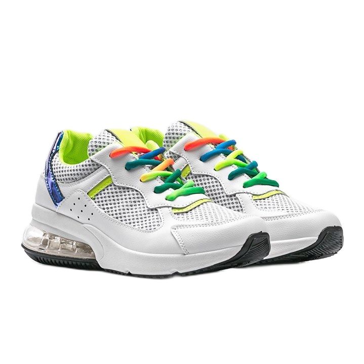 Zapatillas deportivas de mujer Ashlee White blanco 1