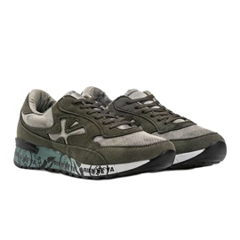 Zapatillas de hombre omarion khaki multicolor verde 3
