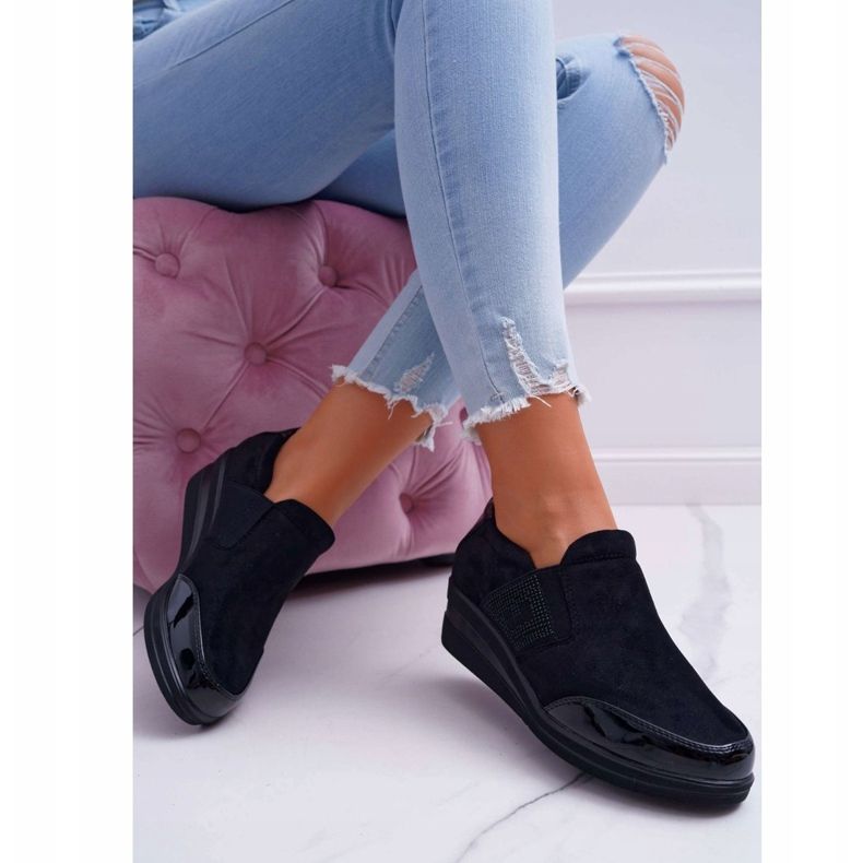 Deportivas Cuña Sergio Leone PB225 Negro 1