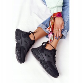 Zapatillas De Mujer Negras Con Suela Grande Negra New York negro 4
