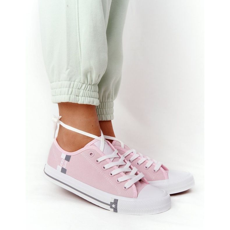 Zapatillas de mujer clásicas Big Star HH274110 Light Pink rosado 1