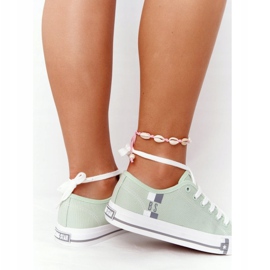 Zapatillas de mujer clásicas Big Star HH274112 Verde 3